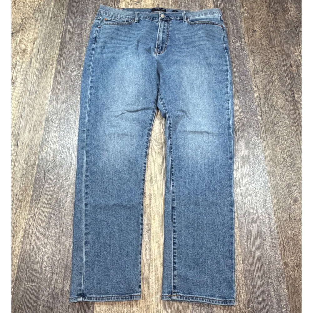 Lucky Brand 410 Athletic Slim Jeans Mens 38x32 Blue Medium Wash Denim Stretch
